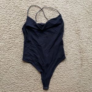 Abercrombie drape neck bodysuit